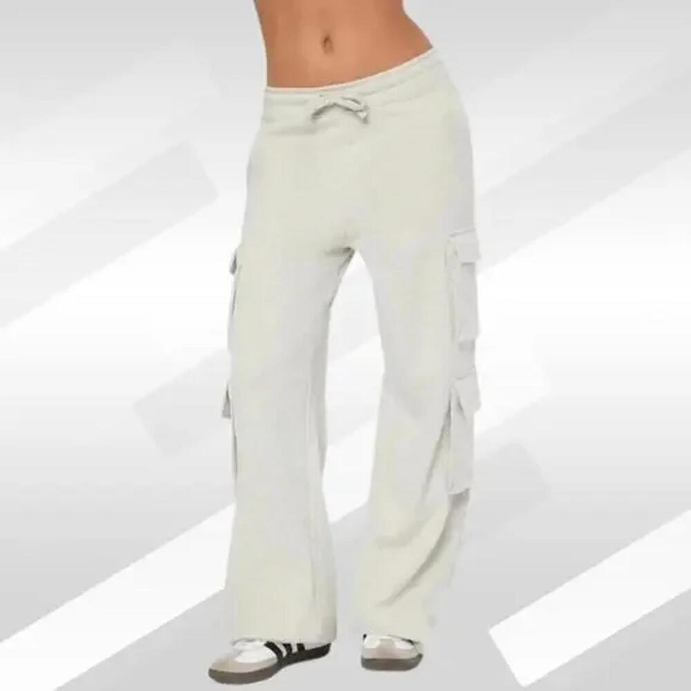2/$50 WeWoreWhat Heather Grey Fleece Cargo Sweatpants Size XS | Cozy Style